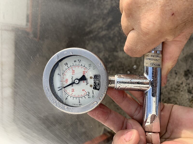 Medição de vazão em hidrante industrial